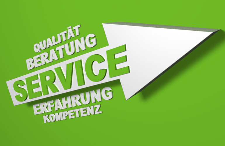 Zum Bereich Service